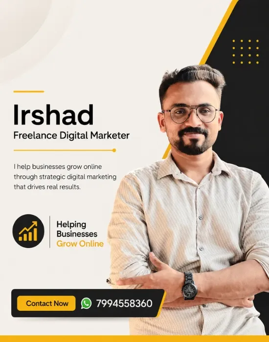 Irshad Freelance Digital Marketer - Helping Businesses Grow Online