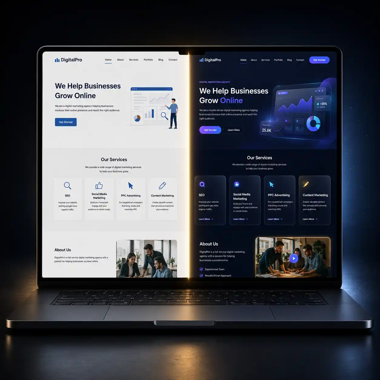 Website redesign services